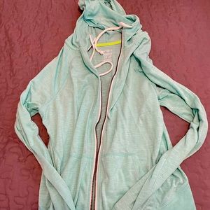Mint lightweight hoodie jacket